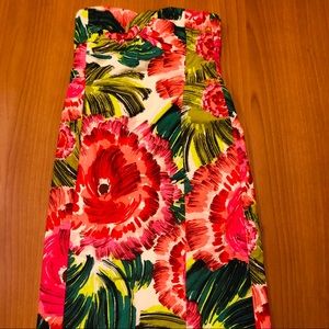 Vintage Nanette Lepore Dis Rose Sheath Dress Sz 4